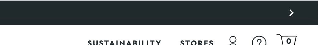 button on homepage, it's a right-facing-chevron on a black background. However it has no text, accessible name or focus state. Under this section is set of other icons including a basket and help icon as well as partial section of an image of an human arm to give context of where this section is located